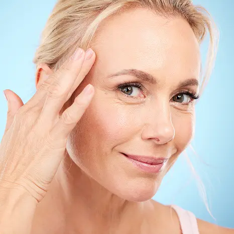 Gesicht einer Frau mit einem Natürlichen Ergebnis